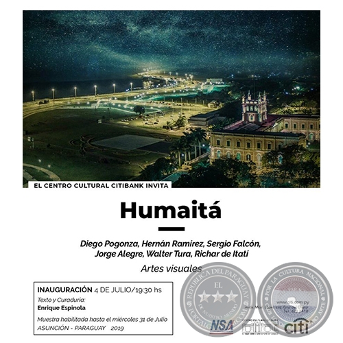 HUMAIT - Texto y Curadura: Enrique Espnola - Jueves, 04 de Julio de 2019